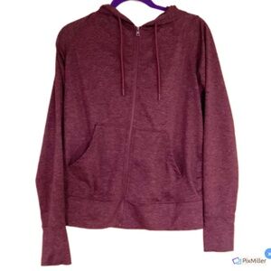 Members Mark Womens Red Space Dyed Jacket, L, Tags Removed